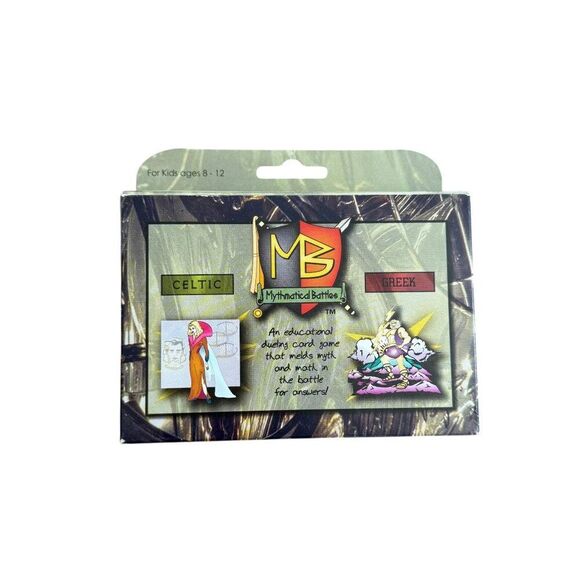 Mythmatical Battles Educational Card Game Celtic Greek Ages 8-12 Complete - Picture 1 of 8